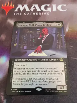 Mtg. Madame Null, Power Broker. Foil Borderless Teenage Mutant Ninja Turtles. Nm - Image 1