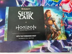 MTG Secret Lair x PlayStation: Horizon Forbidden West Rainbow Foil Edition OVP - Image 1