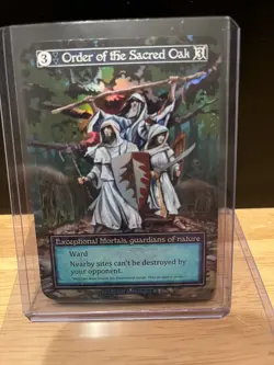 Order of the Sacred Oak Foil - Sorcery Contested Realms - Gothic - Image 1