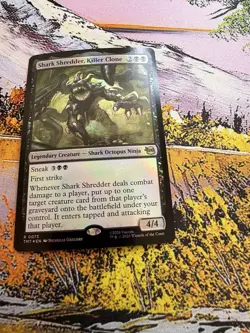 1x Shark Shredder, Killer Clone - Foil NM Eng MTG - MTG TMNT - Image 1