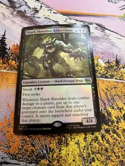 1x Shark Shredder, Killer Clone - Foil NM Eng MTG - MTG TMNT - Image 3