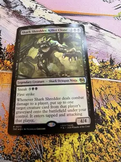 1x Shark Shredder, Killer Clone - Foil NM Eng MTG - MTG TMNT - Image 5