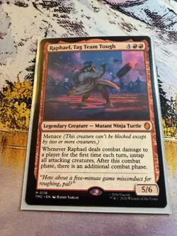 Raphael, Tag Team Tough TMNT MTG M 0118 - Image 3