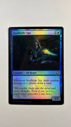 MTG Adventures in the Forgotten Realms Soulknife Spy Foil 075/281 - Image 1
