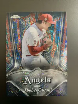SHOHEI OHTANI 2022 Topps Chrome Pinstriped Club Plaques P-1 - Image 1