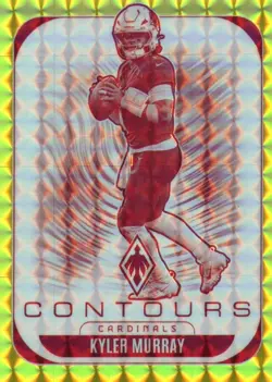 2025 Panini Phoenix Contours Yellow Pyramids Kyler Murray Cardinals #1/149 - Image 1