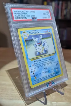 1999 Pokemon Base Set Unlimited Wartortle #42 PSA 10 GEM MINT - Image 2