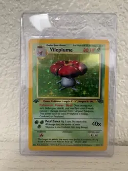 Pokemon TCG Jungle Set: Vileplume 15/64 - Holo 1st Edition NM - Image 1