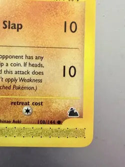 2003 Pokemon Swinub 108/144 Skyridge Regular and RARE EX-MT and Never Played - Image 4