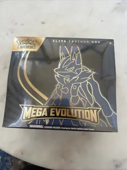 Pokemon TCG Mega Evolution Lucario ETB Factory Sealed - Brand New Fast Shipping! - Image 1