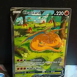 Pokemon TCG Charizard v SWSH260 Promo NM - Image 2