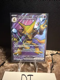 Pokemon TCG Alakazam EX 188/165 S&V 151 Ultra Rare Card NM Condition - Image 1