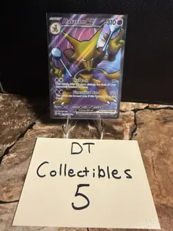 Pokemon TCG Alakazam EX 188/165 S&V 151 Ultra Rare Card NM Condition - Image 2
