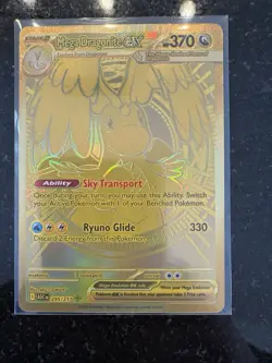 Nintendo Pokemon Mega Dragonite EX 295/217 ASC Secret Rare Full Art Holo English - Image 1