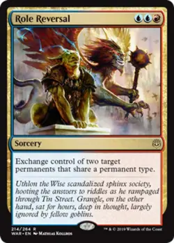 1x Role Reversal MTG War Of The Spark NM Magic Regular - Image 1