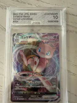 Pokemon TCG Mew VMAX 054/172 S12a RRR Japanese Edition AGS 10 - Image 1