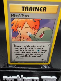 Pokemon TCG Misty's Tears 118/132 Gym Challenge Trainer Uncommon - Image 3