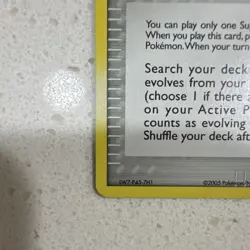 Pokemon Wally's Training EX Emerald Holo Uncommon Trainer 85/106 2005 English LP - Image 5