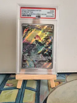 Scream Tail 065 Paradox Rift Pokemon Center Stamped Pokemon PSA 10 - Image 1