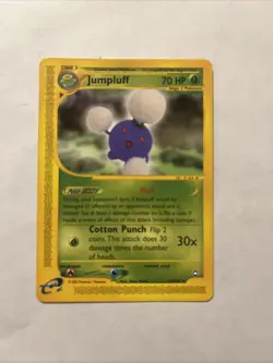 Pokemon TCG Aquapolis Jumpluff 17/147 Non Holo Rare Near Mint - Image 1