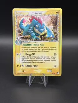 Pokemon Feraligatr Delta Species EX Dragon Frontiers 2/101 Reverse Holo STAMPED - Image 1