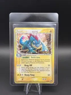 Pokemon Feraligatr Delta Species EX Dragon Frontiers 2/101 Reverse Holo STAMPED - Image 3