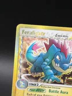 Pokemon Feraligatr Delta Species EX Dragon Frontiers 2/101 Reverse Holo STAMPED - Image 4
