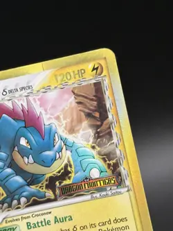 Pokemon Feraligatr Delta Species EX Dragon Frontiers 2/101 Reverse Holo STAMPED - Image 5