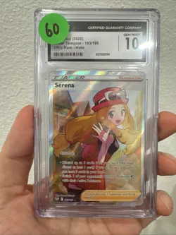 Pokemon Serena Full Art 193/195 Silver Tempest Ultra Rare Holo CGC 10 - Image 1