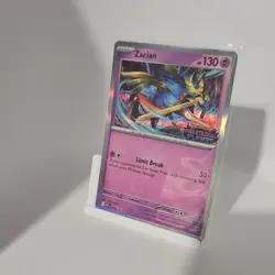 Pokemon Zacian Me: Mega Evolution Promo 015 Prerelease Holo 130 HP Basic English - Image 1