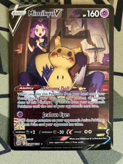 Pokemon TCG Mimikyu v TG16/TG30 Brilliant Stars Full Art - Image 1