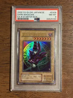 Yu-Gi-Oh! TCG Dark Magician EX-06 PSA 8 Near Mint Japanese - Image 1