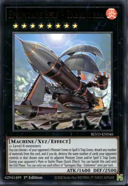 Springans Ship - Exblower 1st Ed Ultra Rare BLVO-EN046 Yu-Gi-Oh! - Image 1