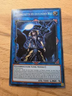 Yu-Gi-Oh! RA02-DE045 Unterweltgottin der geschlossenen Welt Secret Rare NM 1st - Image 1