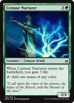 1x Centaur Nurturer - Foil MTG War Of The Spark NM Magic Foil - Image 1