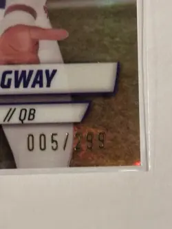 Bowman U Football 15 Card Multi Year Autograph And Serial Number Lot - Image 5