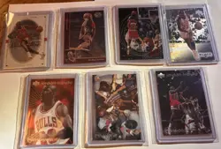 Upper Deck Premium Michael Jordan 7 Card Lot - Image 1