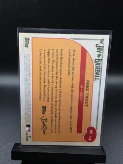 Topps X Bob Ross The Joy of Baseball Mike Trout #80 Los Angeles Angels - Image 2