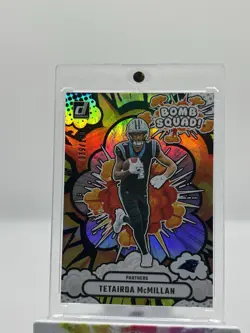 2025 Panini Donruss Bomb Squad Holo Tetairoa McMillan /100 - Image 1