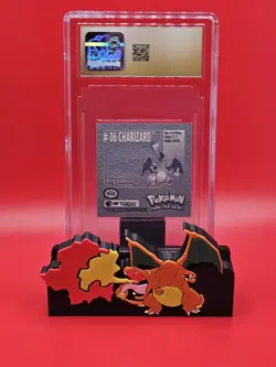 CGC Pristine 10 Charizard Vintage 1999 Pokemon Artbox Sticker Series 1: POP 5!🔥 - Image 2