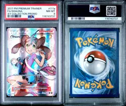 Pokemon Shauna #111a/124 (XY Premium Trainer Collection) Full Art Promo - PSA 8 - Image 3