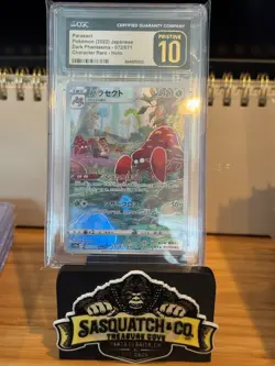 Pokemon TCG CGC Pristine 10 Parasect 072/071 Character Rare Dark Phantasma - Image 1