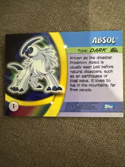 2004 Topps Pokemon Advanced Challenge Absol #1 - Image 3