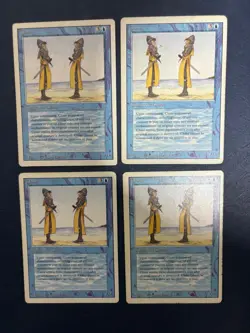 MTG 4X REVISED EDITION CLONE MAGIC THE GATHERING RARE BLUE CREATURE ENGLISH CARD - Image 4