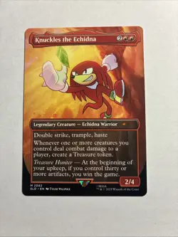 Knuckles the Echidna - Secret Lair Drop Series MTG Plus Bonus Rare!!! - Image 1