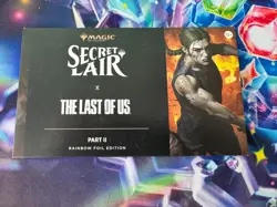 MTG Secret Lair x PlayStation: The Last Of Us Part 2 Rainbow Foil Edition OVP - Image 1