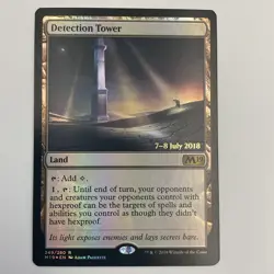 Detection Tower - Foil - Prerelease Promo MTG Excellent - Image 1