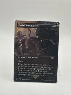 Orcish Bowmasters (Borderless) - The Lord of the Rings [Near Mint] - Image 1