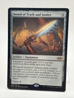 MTG Sword of Truth and Justice Modern Horizons Regular Mythic - Image 1