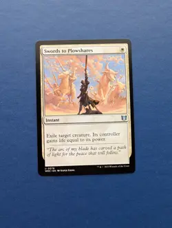 MTG Swords of Plowshares: Wilds of Eldarine Commander #78 – NM-MT - Image 1